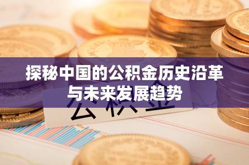 鹿草探秘中国的公积金历史沿革与未来发展趋势