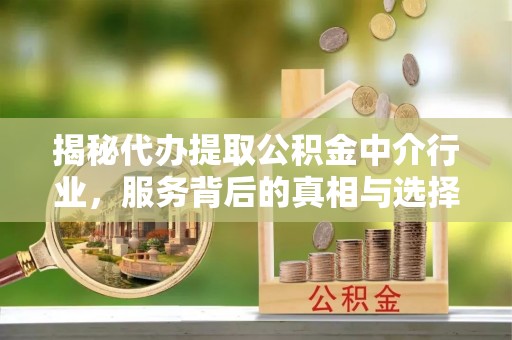 鹿草揭秘代办提取公积金中介行业，服务背后的真相与选择指南