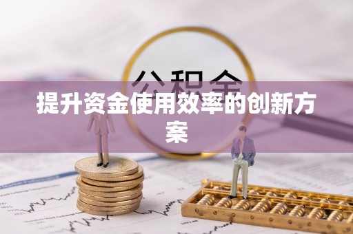 鹿草提升资金使用效率的创新方案