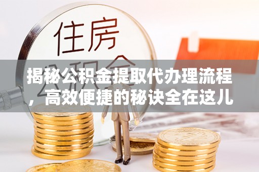 鹿草揭秘公积金提取代办理流程，高效便捷的秘诀全在这儿